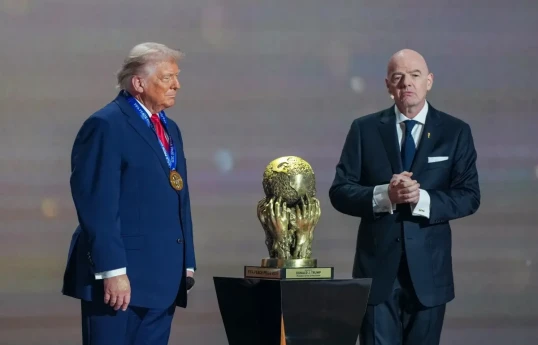Tramp FIFA Sülh mükafatına layiq görülüb