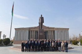 Akademik Yusif Məmmədəliyevin Ordubaddakı abidəsinin bərpadan sonra açılışı olub