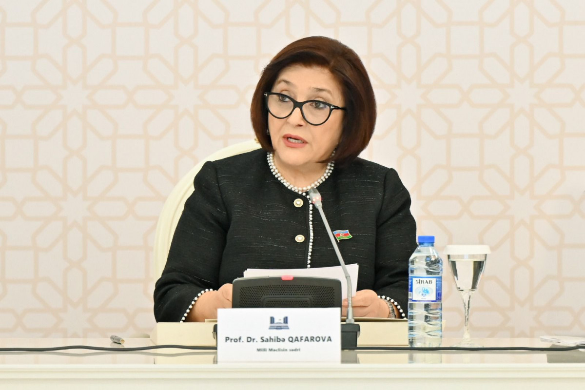 Azərbaycan Respublikası Milli Məclisinin sədri Sahibə Qafarova