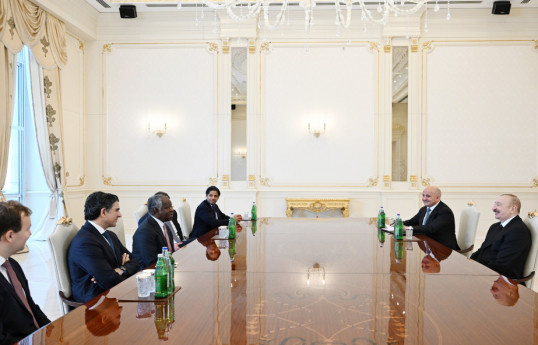 Prezident İlham Əliyev “Global Infrastructure Partners” şirkətinin baş icraçı direktorunu qəbul edib