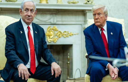 İsrailin Baş naziri Benyamin Netanyahu və ABŞ prezidenti Donald Tramp