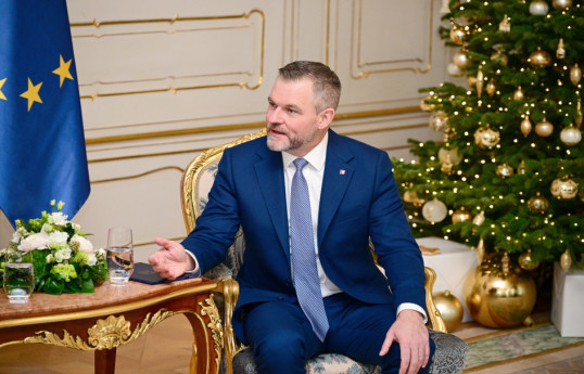 Slovakiya Prezidenti Peter Pelleqrini