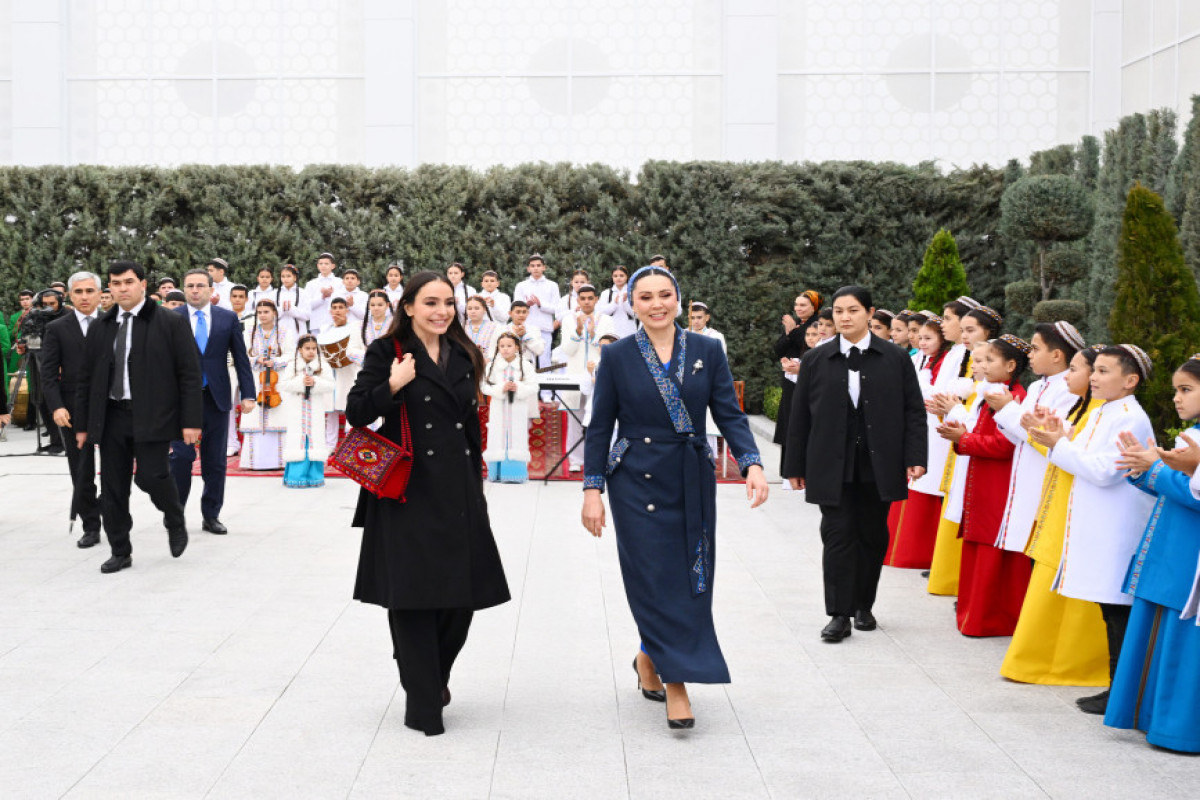Leyla Əliyeva Türkmənistanda Qayğıya ehtiyacı olan uşaqlara yardım üzrə xeyriyyə Fondunun Avaza filialının açılış mərasimində iştirak edib
