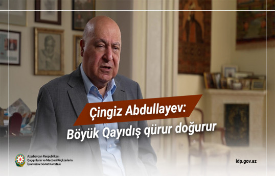 Xalq yazıçısı Çingiz Abdullayev: Böyük Qayıdış qürur doğurur - VİDEO 