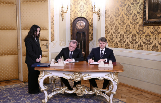 Azərbaycan ilə Slovakiya arasında bir sıra sənədlər imzalanıb