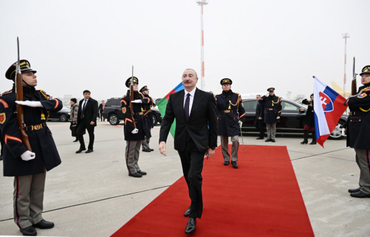 Prezident İlham Əliyevin Slovakiyaya rəsmi səfəri başa çatıb