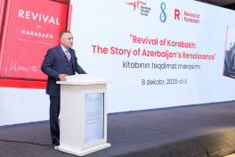 “Qarabağın Dirçəlişi: Azərbaycan İntibahının Hekayəsi” kitab layihəsinin təqdimatı keçirilib
