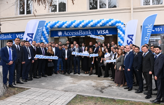 AccessBank VİSA ilə növbəti kobrend filialını Xankəndidə açıb - FOTO 