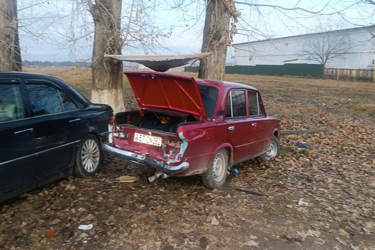 Tovuzda zəncirvari qəza olub, xəsarət alan var - FOTO 
