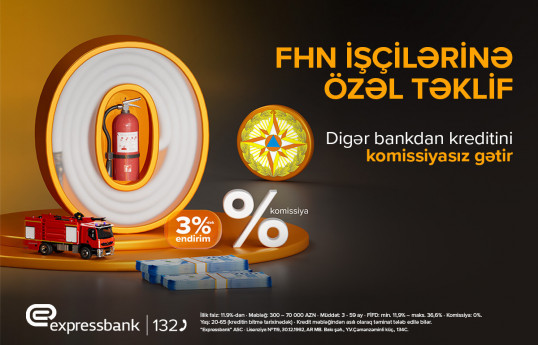 FHN işçilərinə kredit təklifi - KOMİSSİYASIZ 