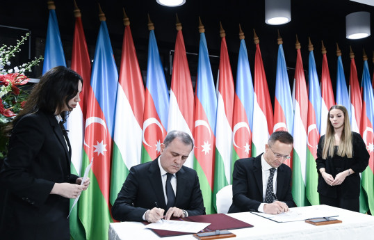 Azərbaycan–Macarıstan Strateji Dialoqunun 3-cü iclası Budapeştdə keçirilib