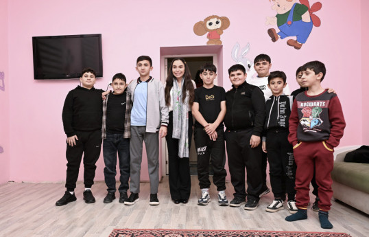 Leyla Əliyeva Səhiyyə Nazirliyi 5 saylı Uşaq Vərəm Sanatoriyasını ziyarət edib - FOTO 
