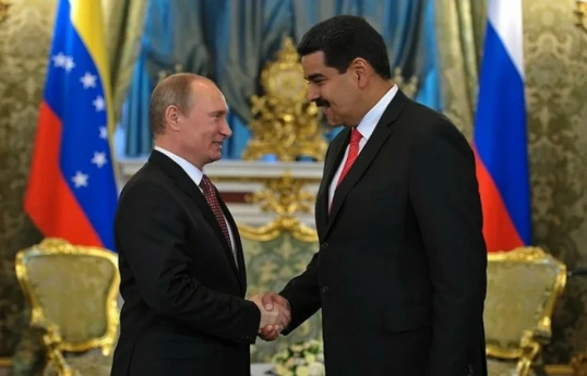 Rusiya Prezidenti Vladimir Putin və Venesuela Prezidenti Nikolas Maduro