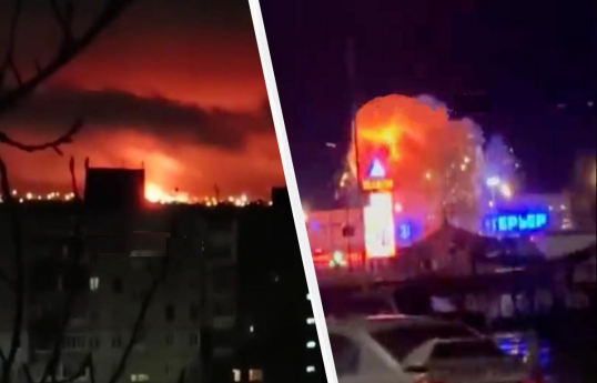 Rusiyanın ən böyük neft emalı zavodlarından biri dron hücumuna məruz qalıb