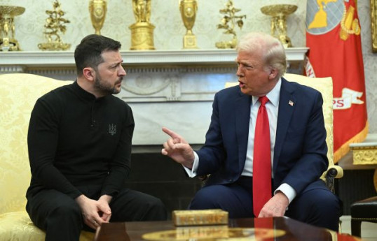 Ukrayna Prezidenti Volodimir Zelenski və ABŞ Prezidenti Donald Tramp