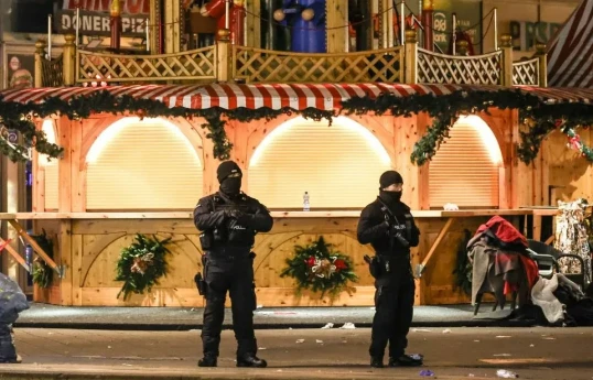 Almaniyada Milad yarmarkasında terror aktı hazırlamaqda şübhəli bilinən beş nəfər saxlanılıb