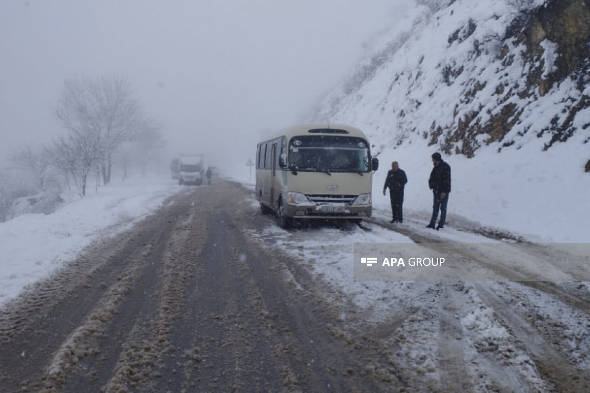 Bəzi dağlıq ərazilərdə yollar buz bağlayacaq  - XƏBƏRDARLIQ 