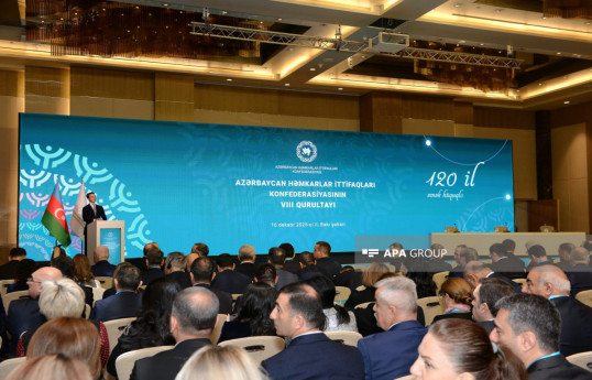 AHİK-in VIII qurultayı keçirilib, yeni nizamnamə təsdiqlənib - FOTO 