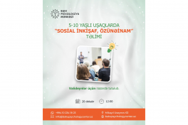 Bakı Psixologiya Mərkəzində uşaqlar və valideynlər üçün təlim təşkil olunacaq
