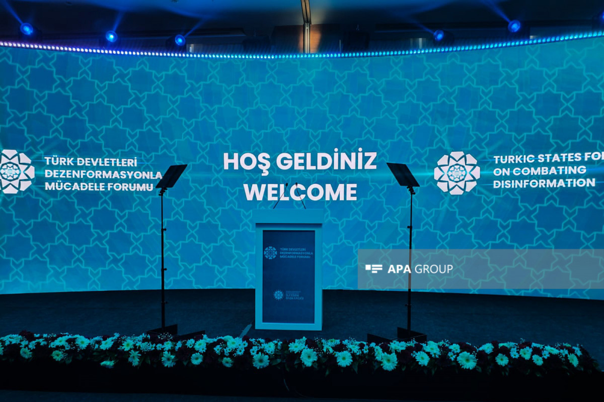 Ankarada türk dövlətlərinin dezinformasiya ilə mübarizə forumu başlayıb
