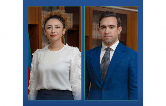 Yüksək Texnologiyalar Parkının baş icraçı direktorunun müavinləri - Abutab Abbasova və Emin İsmayılov