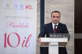“Bir Könüllü” Tələbələrin Əməkdaşlığı İctimai Birliyinin 10 illik yubileyi qeyd olunub