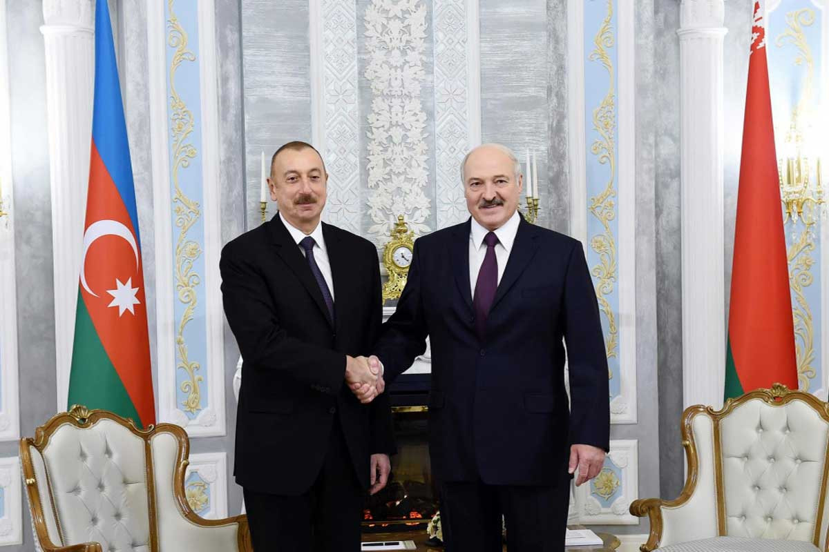 Azərbaycan Respublikasının Prezidenti İlham Əliyev, Belarus Respublikasının Prezidenti Aleksandr Lukaşenko
