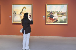 Heydər Əliyev Mərkəzində "And və Qafqaz dağları arasında təxəyyül dünyası” sərgisinin açılışı olub
