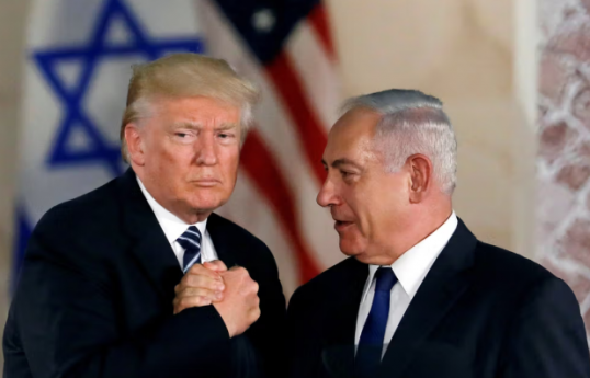 ABŞ prezidenti Donald Trampla İsrailin Baş naziri Benyamin Netanyahu
