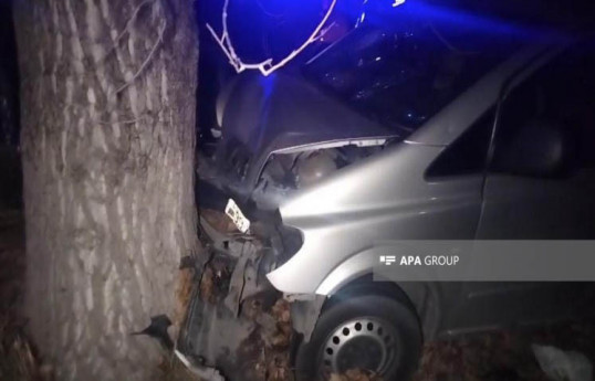 Oğuzda ağır qəza bir nəfərin ölümünə, bir neçə nəfərin yaralanmasına səbəb olub  - FOTO  - VİDEO  - YENİLƏNİB 3 