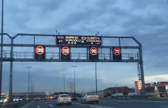 Zığ dairəsi-Hava Limanı yolunda sürət həddi bərpa edilib - YENİLƏNİB 