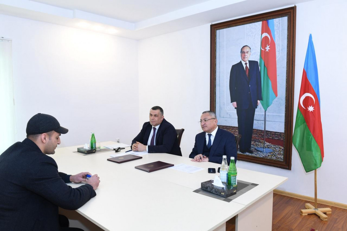İmişlidə keçmiş məcburi köçkünlərin müraciətləri dinlənilib