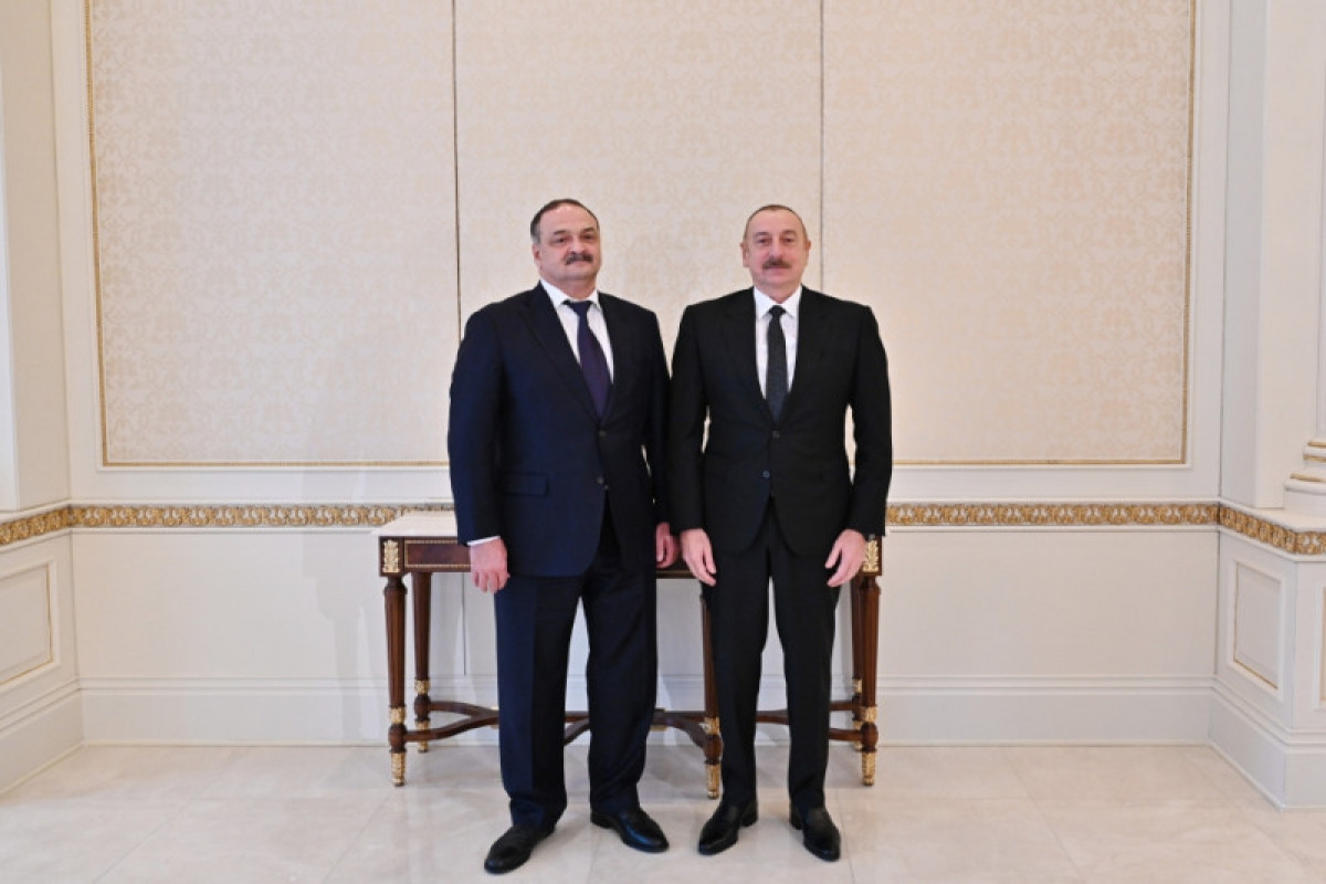 Dağıstan Respublikasının rəhbəri Sergey Məlikov, Prezident İlham Əliyev