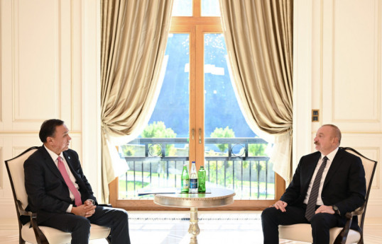 Türk Dövlətləri Təşkilatının Baş katibi Kubanıçbek Ömüralıyev, Prezident İlham Əliyev