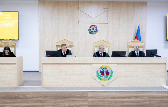 Ermənistan vətəndaşlarının məhkəməsi təqsirləndirilən şəxslərin son söz çıxışları ilə davam etdirilib