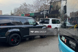 Bakıxanov qəsəbəsində zəncirvarı yol qəzası baş verib