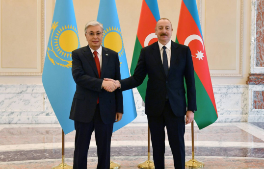Qazaxıstan Respublikasının Prezidenti Kasım-Jomart Tokayev, Prezident İlham Əliyev