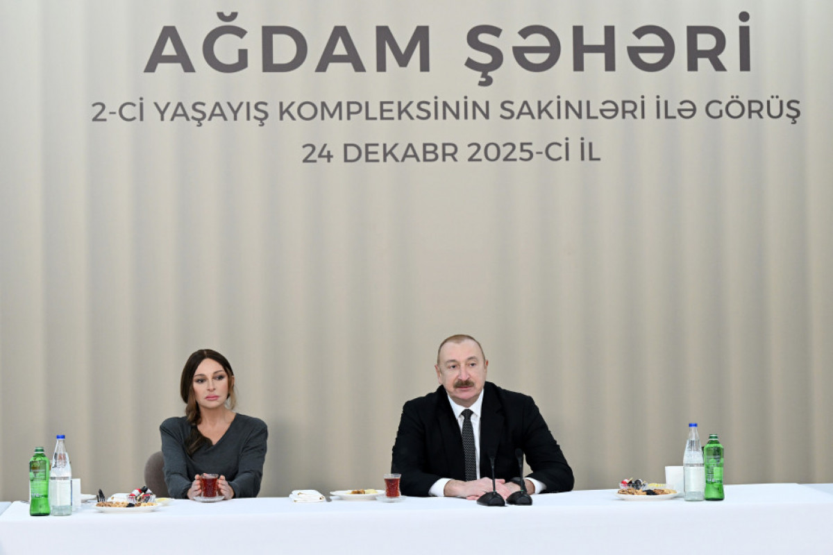 Birinci xanım Mehriban Əliyeva, Prezident İlham Əliyev