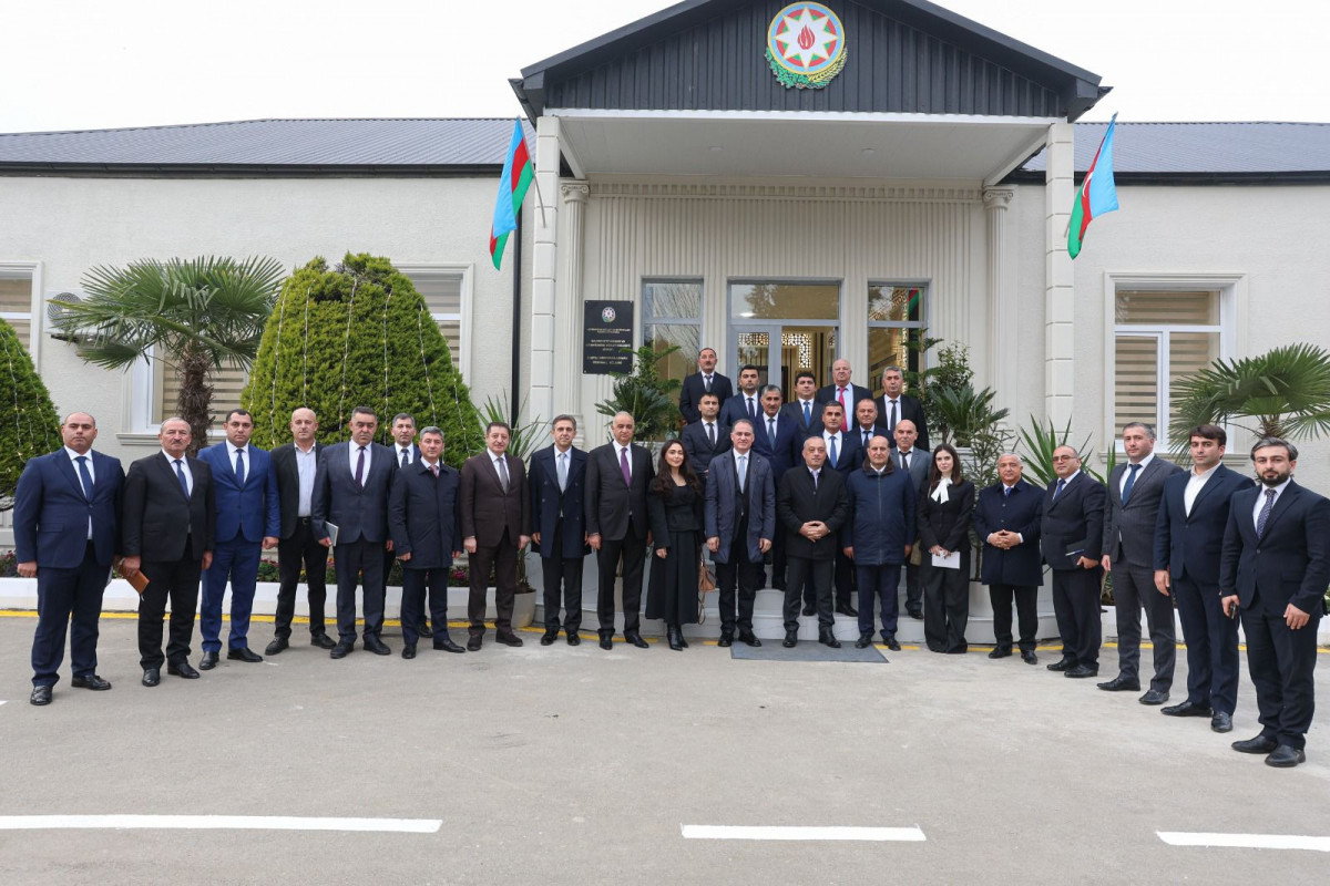 Zaur Mikayılov 5 saylı Lənkəran-Astara regional bölməsinin yeni binası ilə tanış olub