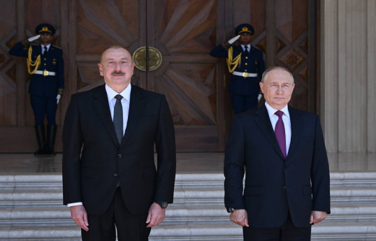Azərbaycan Respublikasının Prezidenti İlham Əliyev, Rusiya Federasiyasının Prezidenti Vladimir Putin