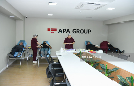 “APA Media Group”da qanvermə aksiyası keçirilib - FOTO 