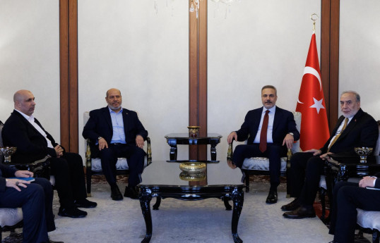 Hakan Fidan HAMAS nümayəndə heyəti ilə görüşüb