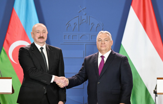 Prezident İlham Əliyev və Macarıstanın Baş naziri Viktor Orban