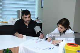 “APA Media Group”da qanvermə aksiyası keçirilib - FOTO 