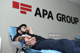 “APA Media Group”da qanvermə aksiyası keçirilib - FOTO 