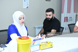 “APA Media Group”da qanvermə aksiyası keçirilib - FOTO 