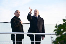 Prezident İlham Əliyev Xankəndi şəhərində Zəfər parkının açılışında iştirak edib - YENİLƏNİB 