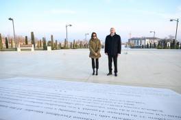 Prezident İlham Əliyev Xankəndi şəhərində Zəfər parkının açılışında iştirak edib - YENİLƏNİB 