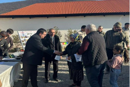 Növbəti köç karvanları Xocavəndin Sos, Cəbrayılın Horovlu kəndlərinə çatıb, açarlar təqdim olunub- FOTO  - YENİLƏNİB-1  - VİDEO 