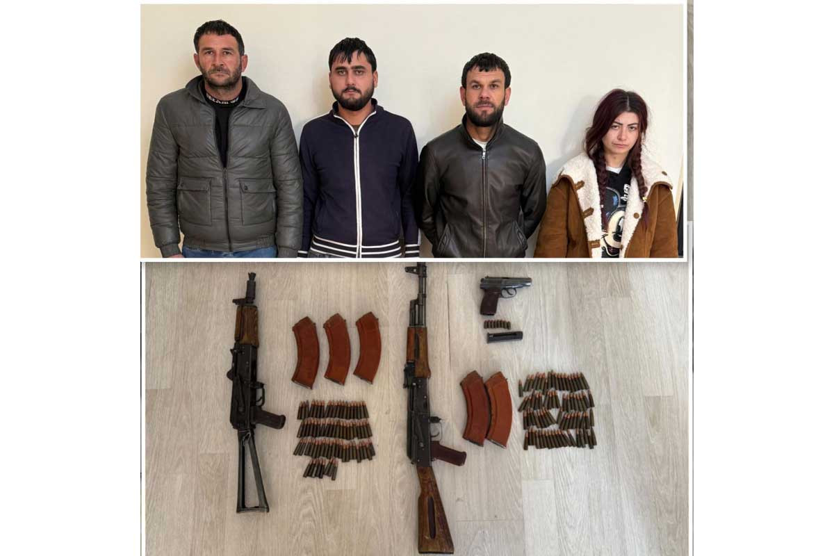 Bərdə və Ağdamda silah alveri edən dəstənin üzvləri tutulub - FOTO 